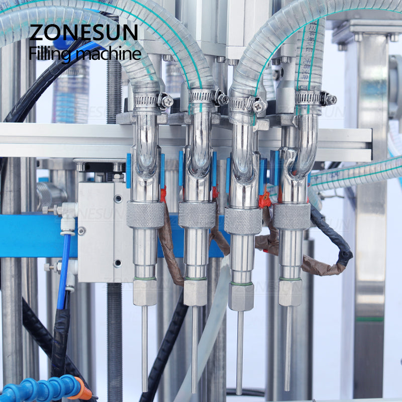 ZONESUN ZS-YTCT4P Automatic Constant Temperature Paste Piston Filling Machine