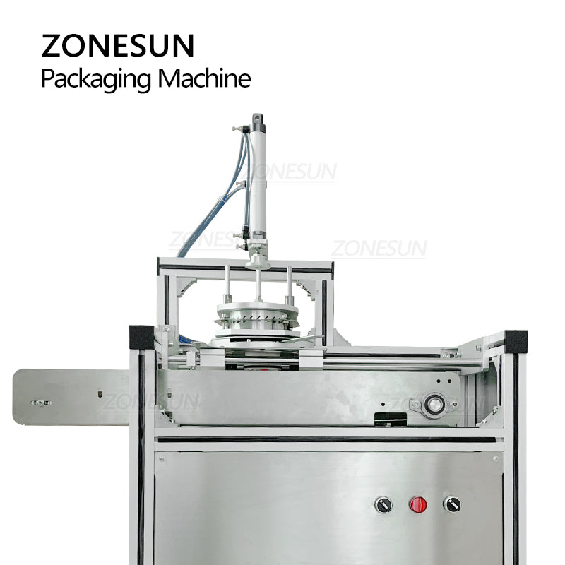 ZONESUN ZS-PK950 Semi Automatic Pleated Wrapping Machine With Conveyor