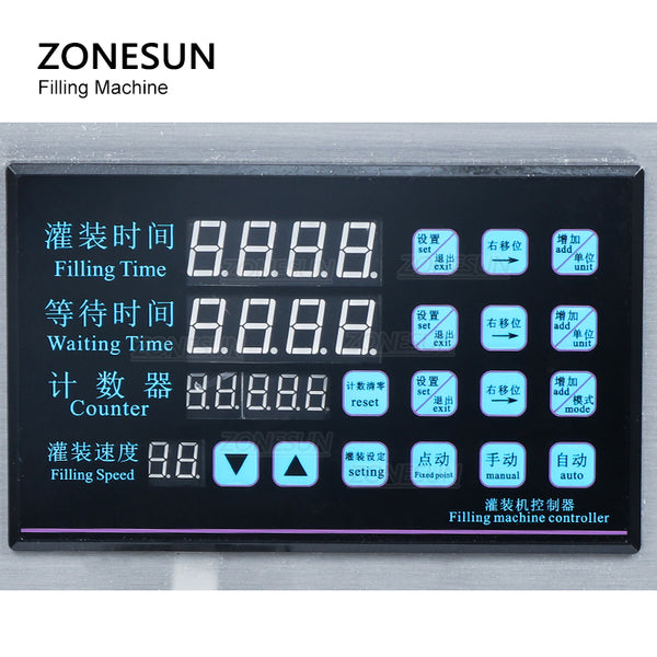 ZONESUN ZS-NP1 3-200ml Semi Automatic Peristaltic Pump Nail Liquid  Filling Machine
