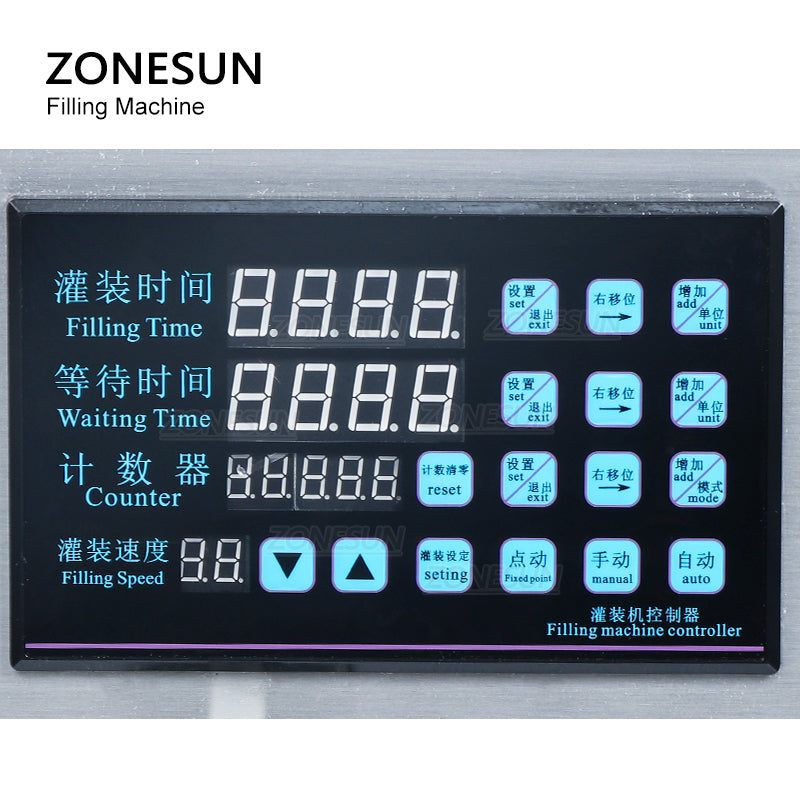 ZONESUN ZS-NP1 3-200ml Semi Automatic Peristaltic Pump Nail Liquid  Filling Machine