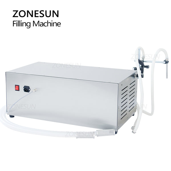 ZONESUN ZS-YTPPR2 Semi-automatic 2 Nozzles Peristaltic Pump Liquid Filling Machine