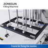 ZONESUN ZS-YTMP9C Pneumatic 9 Diving Nozzles Magnetic Pump Liquid Filling Machine