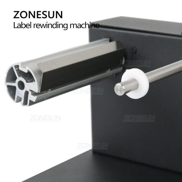 ZONESUN Small Electric Automatic Label Rewinding Machine