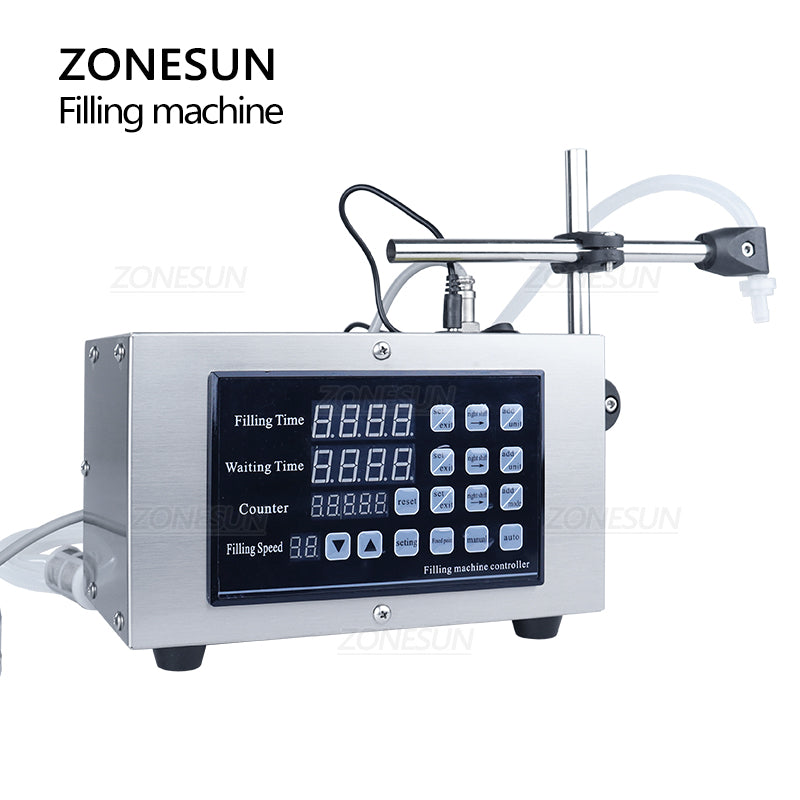 ZONESUN GFK-280 Single Nozzle Diaphragm Pump Liquid Filling Machine