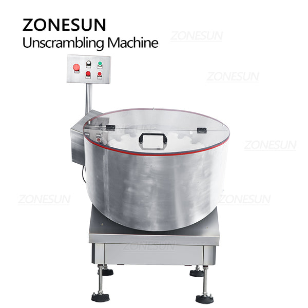 ZONESUN ZS-LP750 Automatic Rotary Bottle Sorting Unscrambler For Production Line