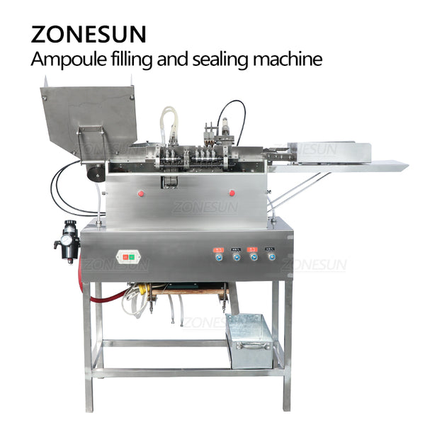 ZONESUN ZS-FSAB2 Automatic Small Ampoule Bottles Liquid Filling and Sealing Machine