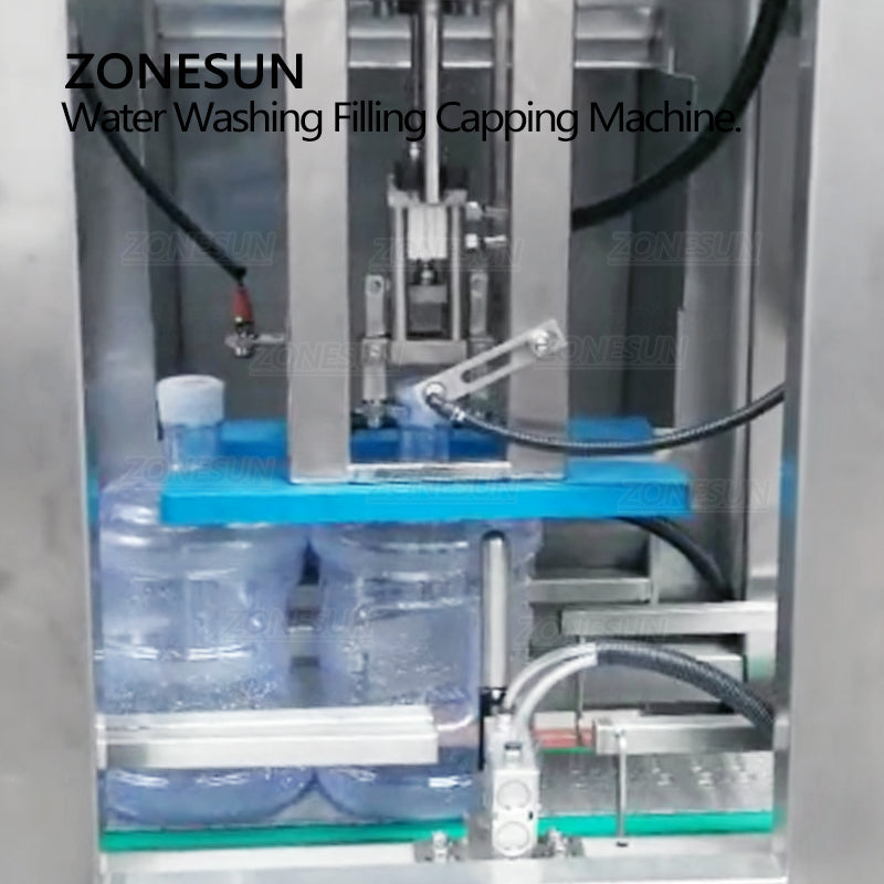 ZONESUN ZS-AFMW Automatic Bottled Water Washing Filling Capping 3-in-1 Machine