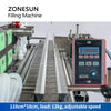 ZONESUN ZS-DTMP4AL Automático 4 Boquillas de buceo Bomba magnética Máquina de llenado de líquidos