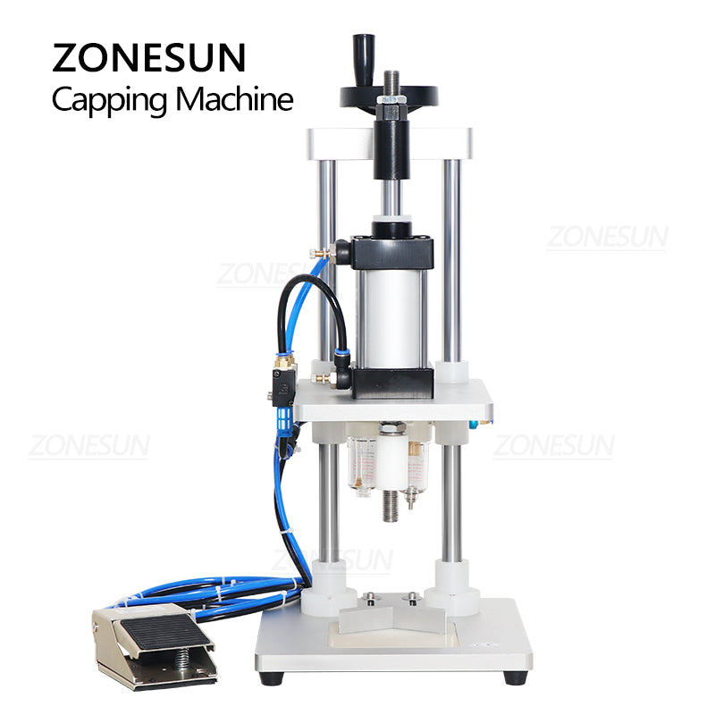 ZONESUN ZS-GK5 13/15/18/20mm Pneumatic Perfume Capping Machine