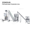 ZONESUN Automatic Powder Mixing Feeding Filling Sealing Machine