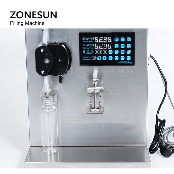 ZONESUN ZS-NP1 3-200ml Semi Automatic Peristaltic Pump Nail Liquid  Filling Machine