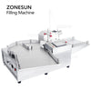 ZONESUN ZS-LPG1 Automatic Ceramic Pump Liquid Filling Machine with Bottle Sorting Unscrambler