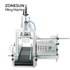 ZONESUN ZS-DTPP10D 10 Diving Nozzles Peristaltic Pump Liquid Filling Machine