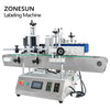 ZONESUN ZS-TB150A High Speed Single Side Round Bottle Labeling Machine For Normal Transparent Label