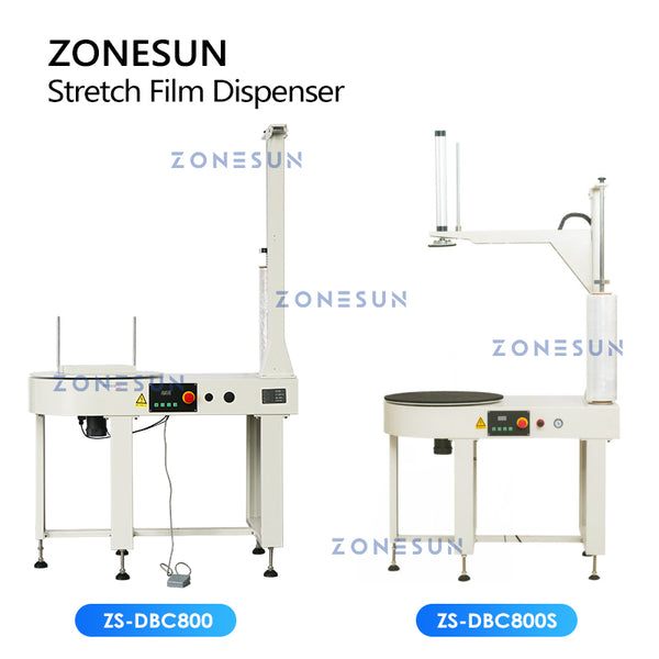 Zone Machine Films ZONESUN ZS-DBC800 Automatic Stretch Film Wrapping Machine