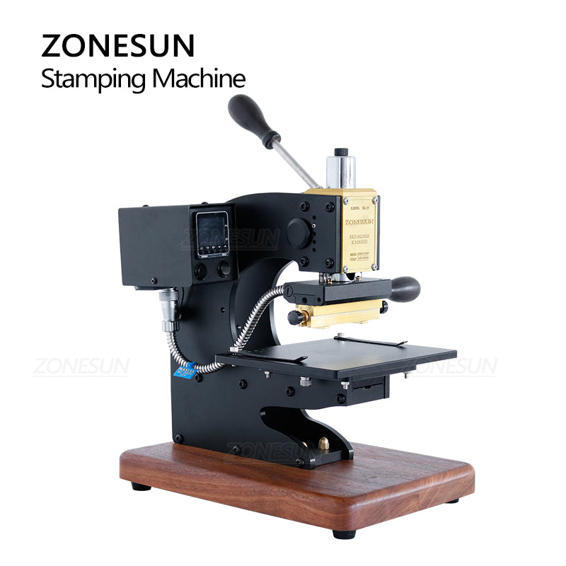 ZONESUN Manual Hot Stamping Machine With Positioning Slider