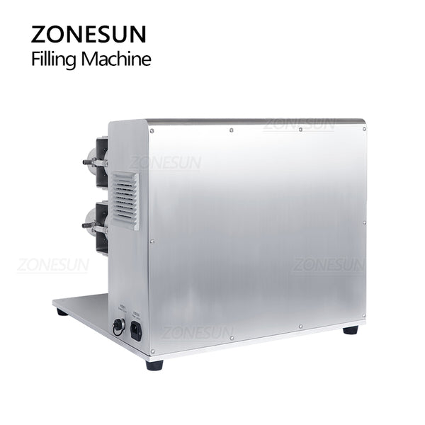 ZONESUN ZS-YTXY2 2 Nozzles Chemical Reagent Ceramic Pump Liquid Filling Machine