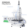 ZONESUN ZS-YTMP9C Pneumatic 9 Diving Nozzles Magnetic Pump Liquid Filling Machine