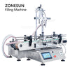 ZONESUN ZS-DTHSP2 2 Nozzles Pneumatic Piston Pump Viscous Liquid Filling Machine