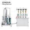 ZONESUN ZS-CF4 Carbonated Soda Oxygen Drinks Filler Liquid Filling Machine