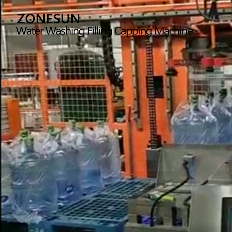 ZONESUN ZS-AFMW Automatic Bottled Water Washing Filling Capping 3-in-1 Machine