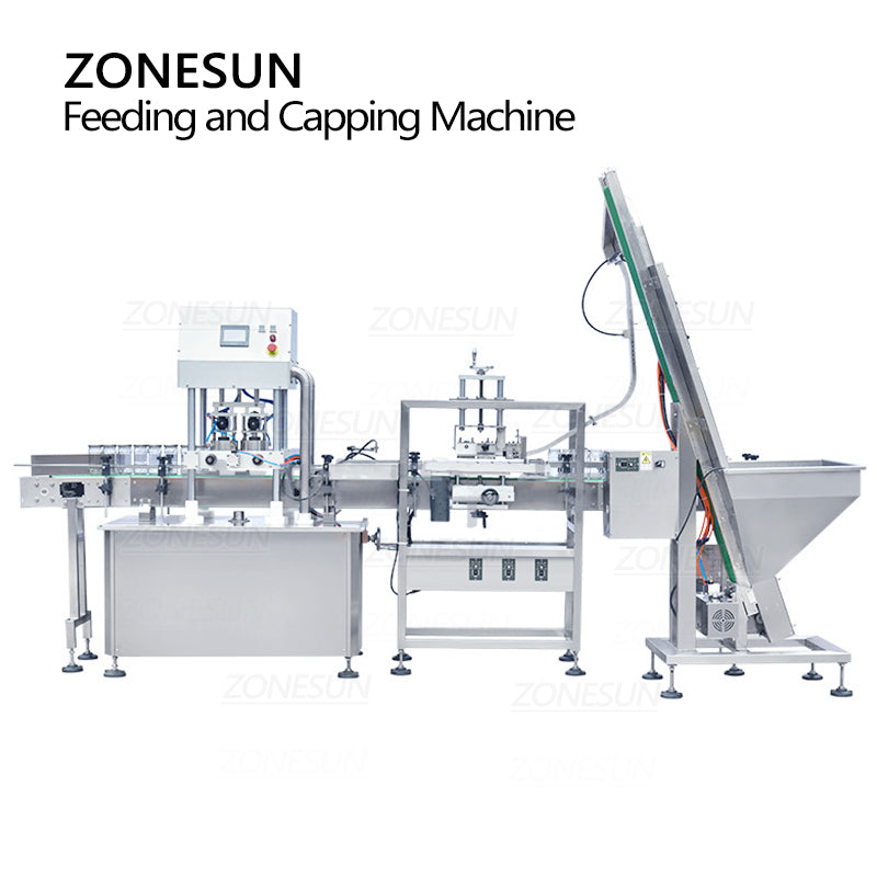 ZONESUN ZS-XGVS1 Automatic Vacuum Capper - Lid Capping Machine