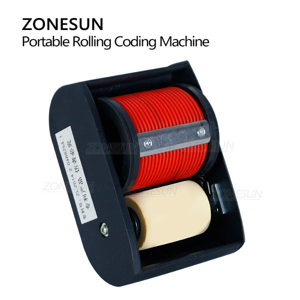 ZONESUN Portable Batch Number Rolling Coding Machine