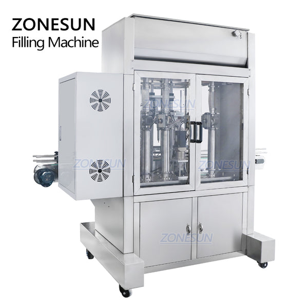 ZONESUN ZS-SV4G 4 Nozzles Automatic Servo Paste Filling Machine