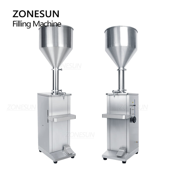 ZONESUN ZS-GT1V Fully Pneumatic Paste Liquid Filling Machine