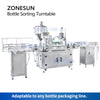 ZONESUN ZS-LP800 Automatic Bottle Unscrambler For Production Line