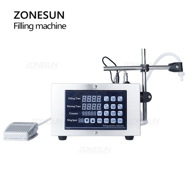 ZONESUN GFK-280 Single Nozzle Diaphragm Pump Liquid Filling Machine