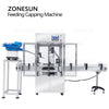 ZONESUN ZS-XG440DV Automatic Capping Machine With Cap Feeder and Dust Cover