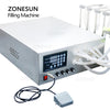ZONESUN 20-17000ml Semi-Automatic 4 Nozzles Liquid Filling Machine