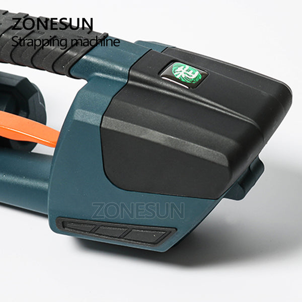 ZONESUN JDC 13-16mm PET PP Plastic Battery Powered Strapping Machine With 2 Batteries