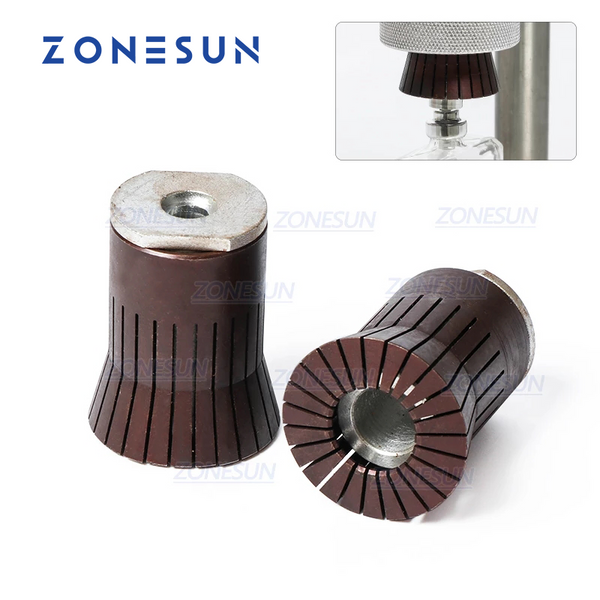 ZONESUN Customized Capping Chuck Head For Perfume Capping Machine