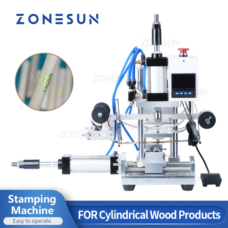 ZONESUN ZS-GT100 Pneumatic Cylindrical Hot Stamping Machine