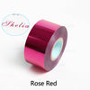 ZONESUN 3/4/5cm Hot Stamping Foil Paper - Rose Red / 3cm - Rose Red / 4cm - Rose Red / 5cm