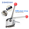 ZONESUN DB-GD35 16-19mm Manual Buckle Free Steel Belt Strapping Machine