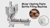 ZONESUN ZS-GTJH1 Pneumatic Paste Filling Machine With Mixer And Heater