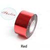 ZONESUN 3/4/5cm Hot Stamping Foil Paper - Red / 3cm - Red / 4cm - Red / 5cm