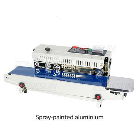 ZONESUN ZS-FR900 Automatic Continuous Sealing Machine - Spary-painted aluminum / 110V - Spary-painted aluminum / 220V