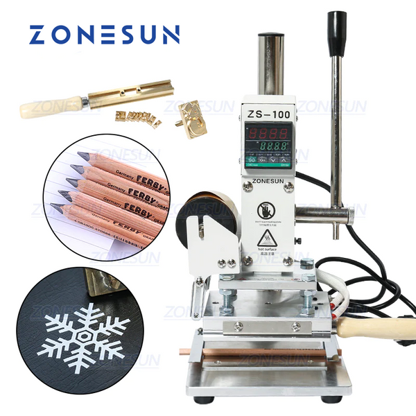 ZONESUN ZS-100B 10x13cm Dual Use Hot Foil Stamping Machine
