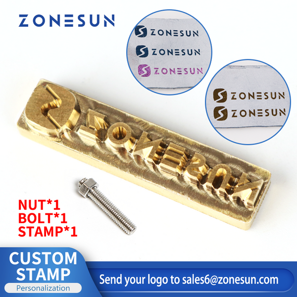 Customized Leather Brass Stamp Custom Logo Copper Mold | WUTA
