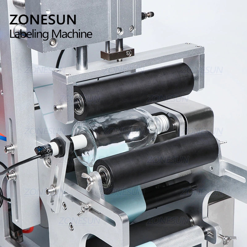 ZONESUN TB-80 Semi-automatic Round Bottle Labeling Machine