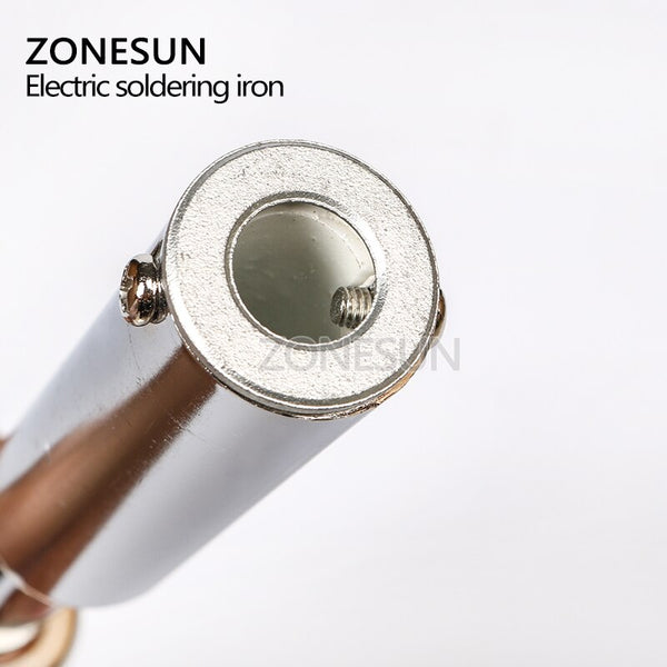 ZONESUN Hand-held Soldering Iron Stamping Machine