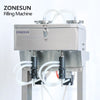 ZONESUN ZS-G400 Pneumatic Vacuum Liquid Filling Machine Enolmatic Gravity Bottle Filler