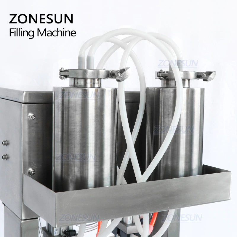 ZONESUN ZS-G400 Pneumatic Vacuum Liquid  Filling Machine Enolmatic Bottle Filler