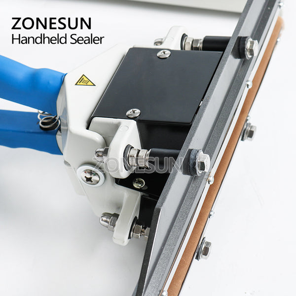 ZONESUN 200/300/400mm Direct-heat Hand-held Plier Sealing Machine