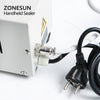 ZONESUN 200/300/400mm Direct-heat Hand-held Plier Sealing Machine