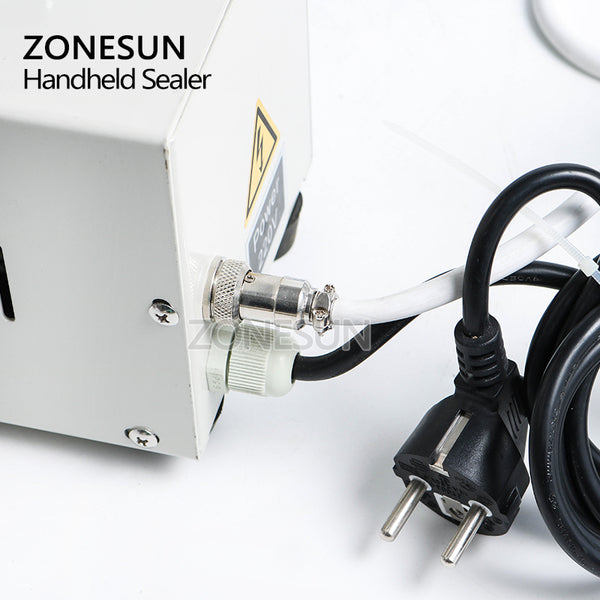 ZONESUN 200/300/400mm Direct-heat Hand-held Plier Sealing Machine